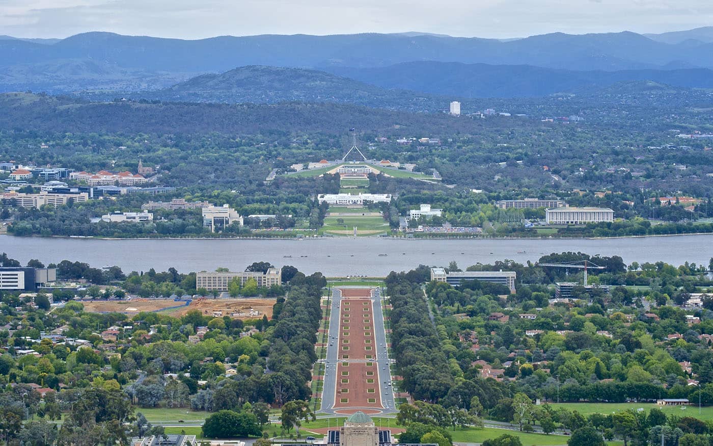 "Canberra from Mount Ainslie" by Sidneiensis is licensed under CC BY 2.0.