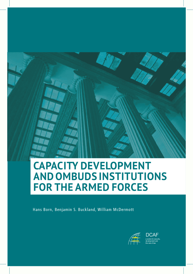 Capacity Development and Ombuds Institutions for the Armed Forces