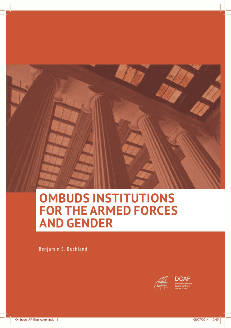 Ombuds Institutions for the Armed Forces and Gender