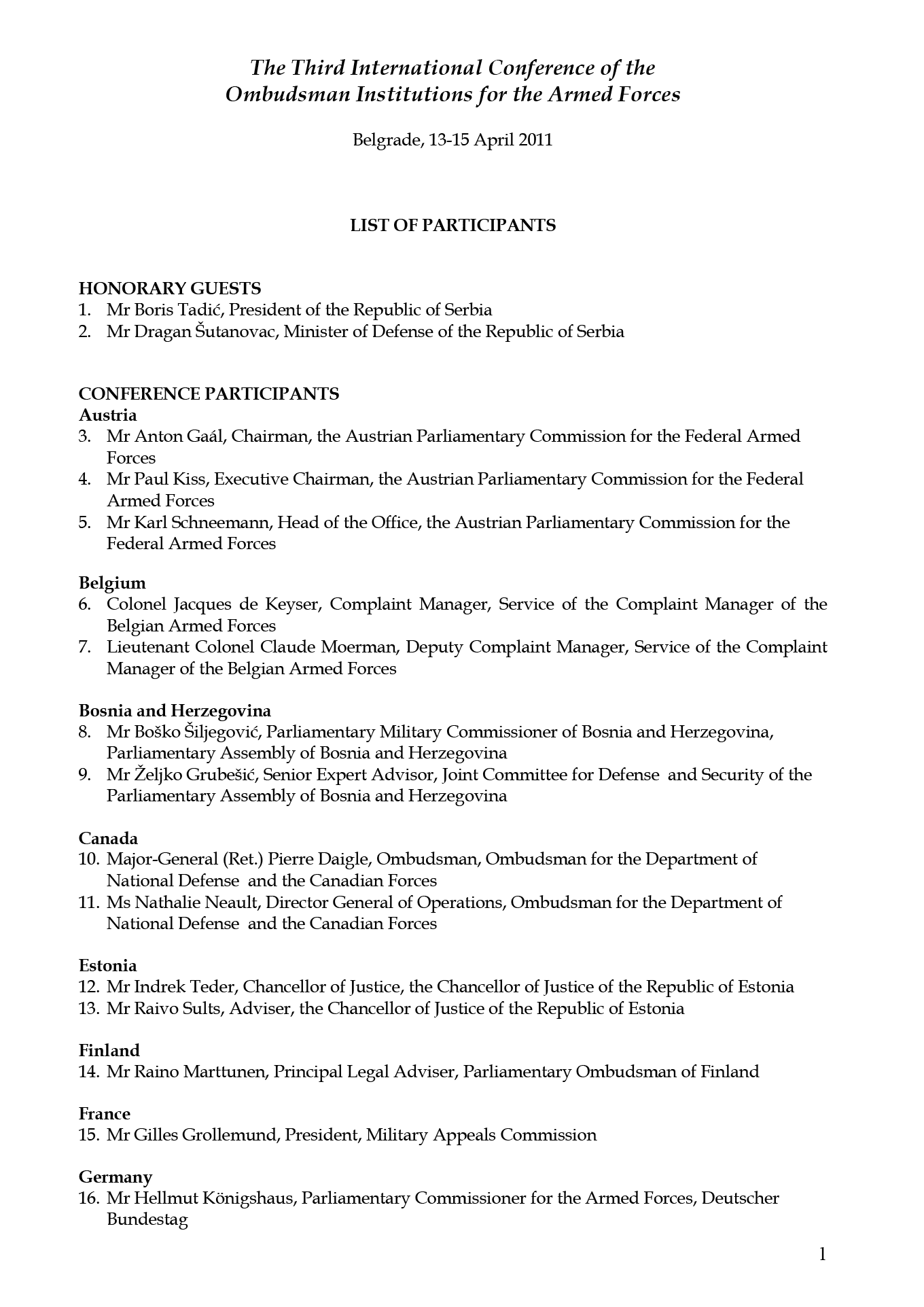 03ICOAF List of Participants