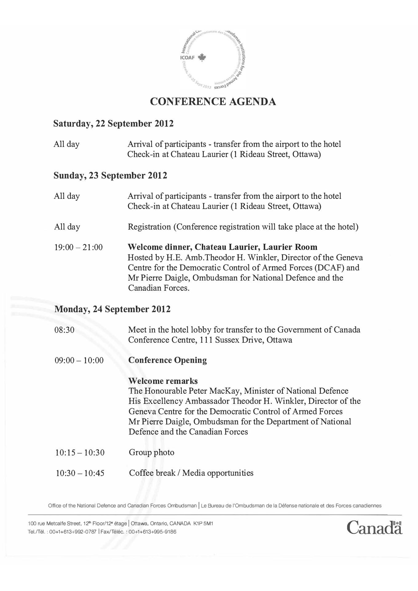 04ICOAF programme