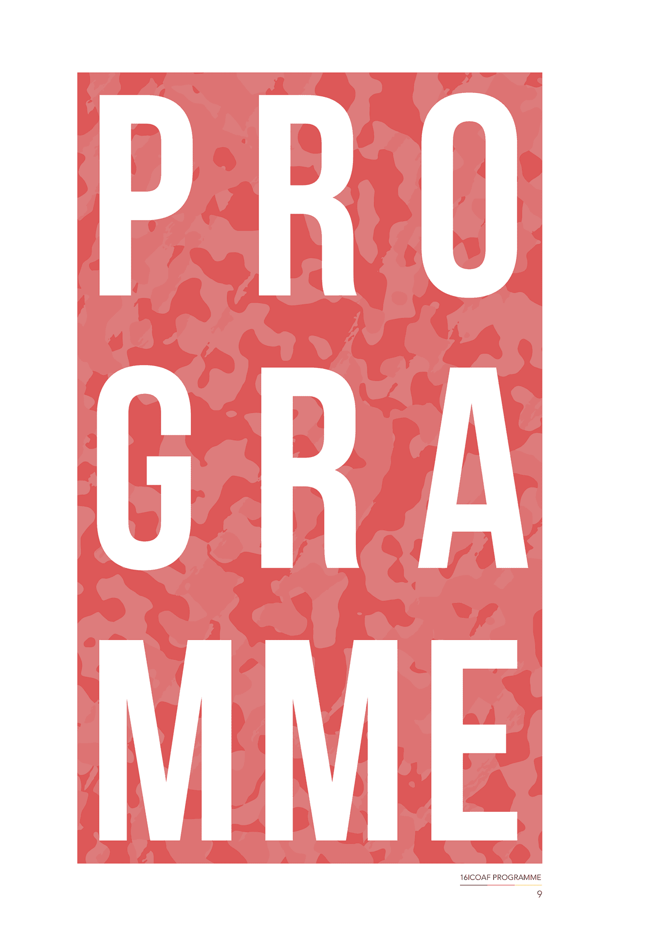16ICOAF programme